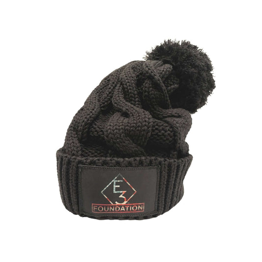 E3 Ranch Foundation Black Stocking Hat